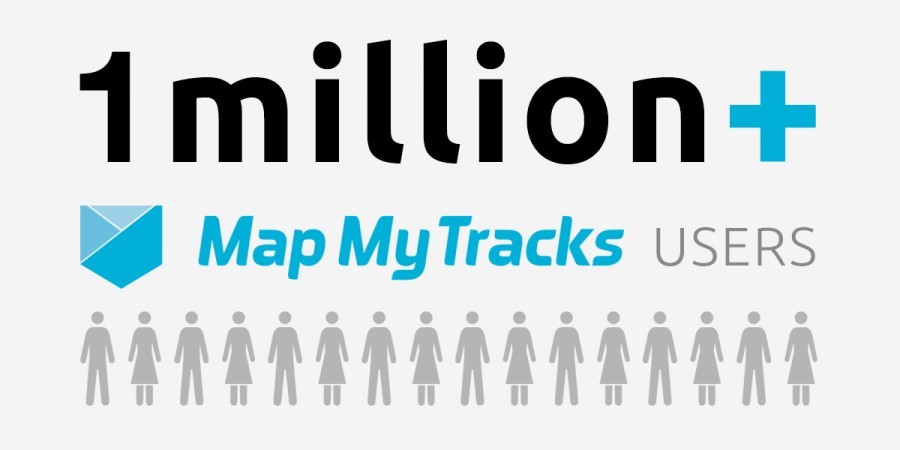 Map My Tracks races through 1 million users